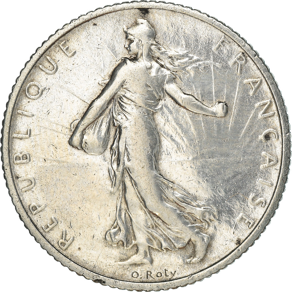 Monnaie, France, Semeuse, Franc, 1918, Paris, SUP, Argent, Gadoury:467, KM:844.1