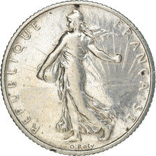 Monnaie, France, Semeuse, Franc, 1918, Paris, SUP, Argent, Gadoury:467, KM:844.1