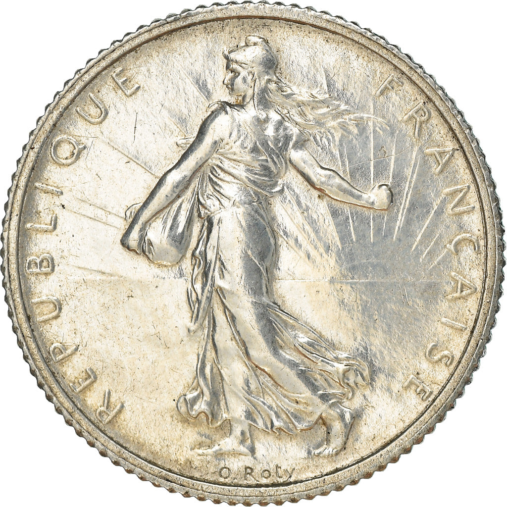 Monnaie, France, Semeuse, Franc, 1920, Paris, SUP, Argent, Gadoury:467, KM:844.1