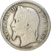 Moneda, Francia, Napoleon III, Napoléon III, Franc, 1868, Paris, BC+, Plata