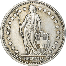 Coin, Switzerland, Franc, 1956, Bern, AU(50-53), Silver, KM:24
