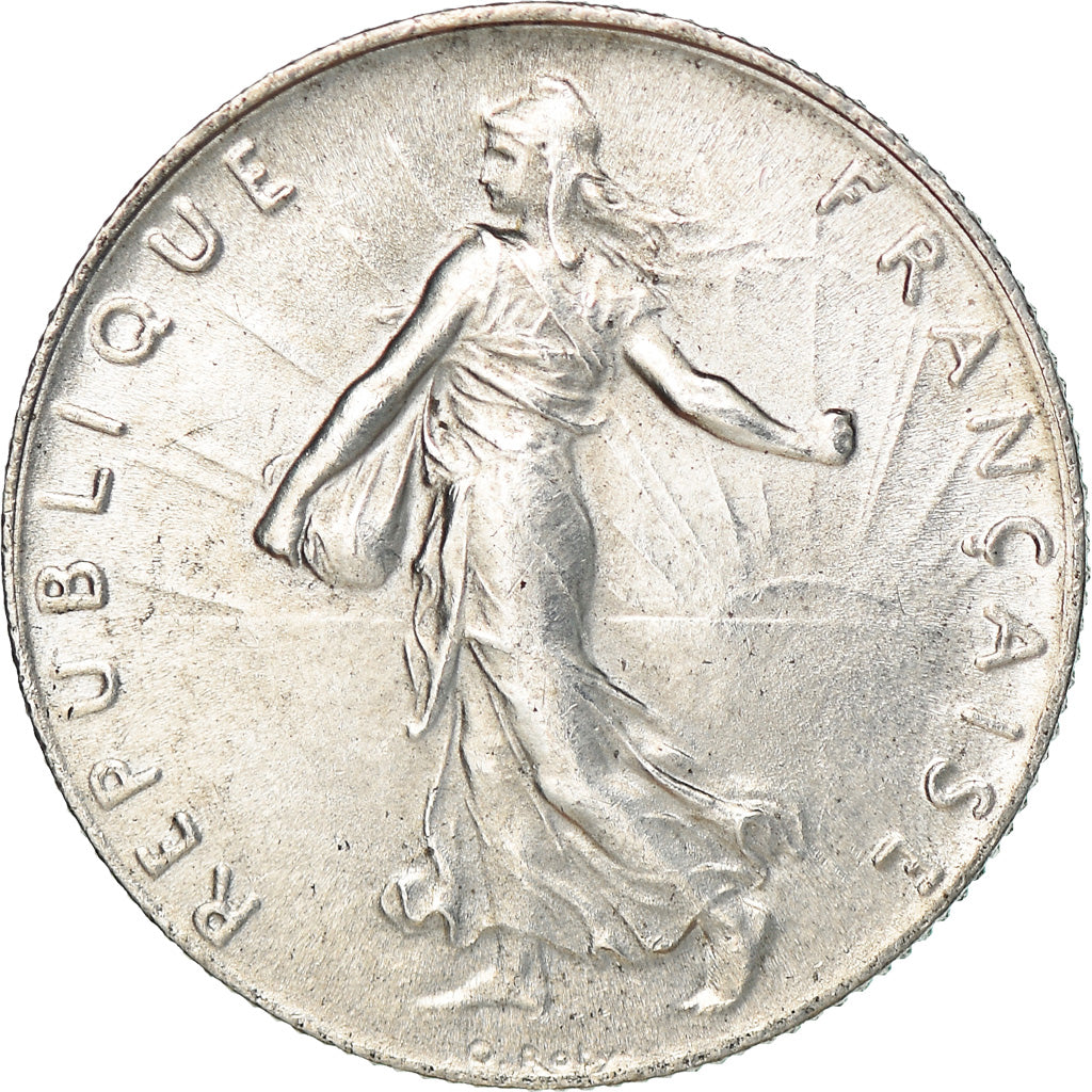 Coin, France, Semeuse, 50 Centimes, 1919, Paris, MS(60-62), Silver, KM:854