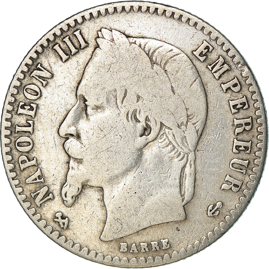 Coin, France, Napoleon III, Napoléon III, 50 Centimes, 1865, Bordeaux