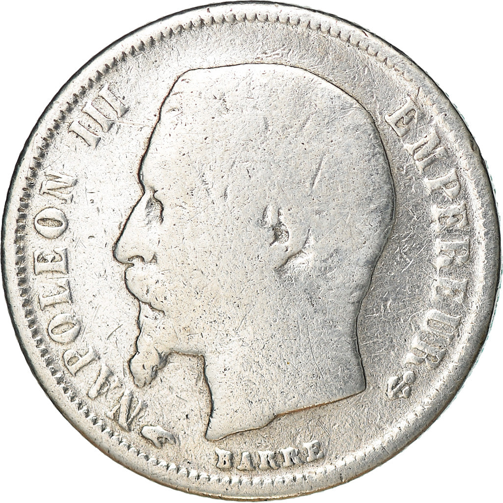 Moneta, Francia, Napoleon III, Napoléon III, 50 Centimes, 1856, Paris, B+