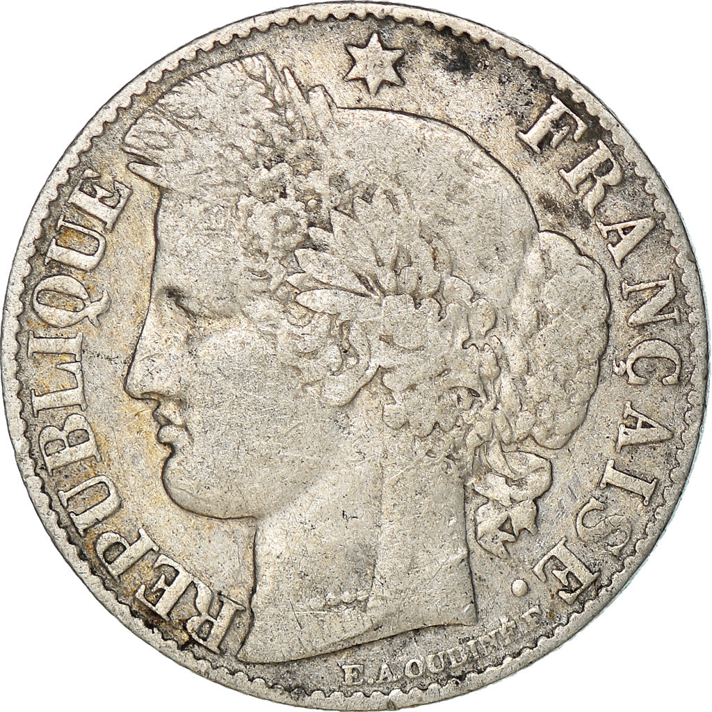 Monnaie, France, Cérès, 50 Centimes, 1881, Paris, TB, Argent, Gadoury:419a