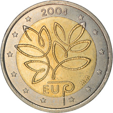 Finland, 2 Euro, EU expansion, 2004, Vantaa, MS(60-62), Bi-Metallic, KM:114
