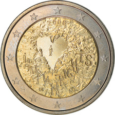 Finland, 2 Euro, Human Rights, 2008, Vantaa, MS(63), Bi-Metallic, KM:143