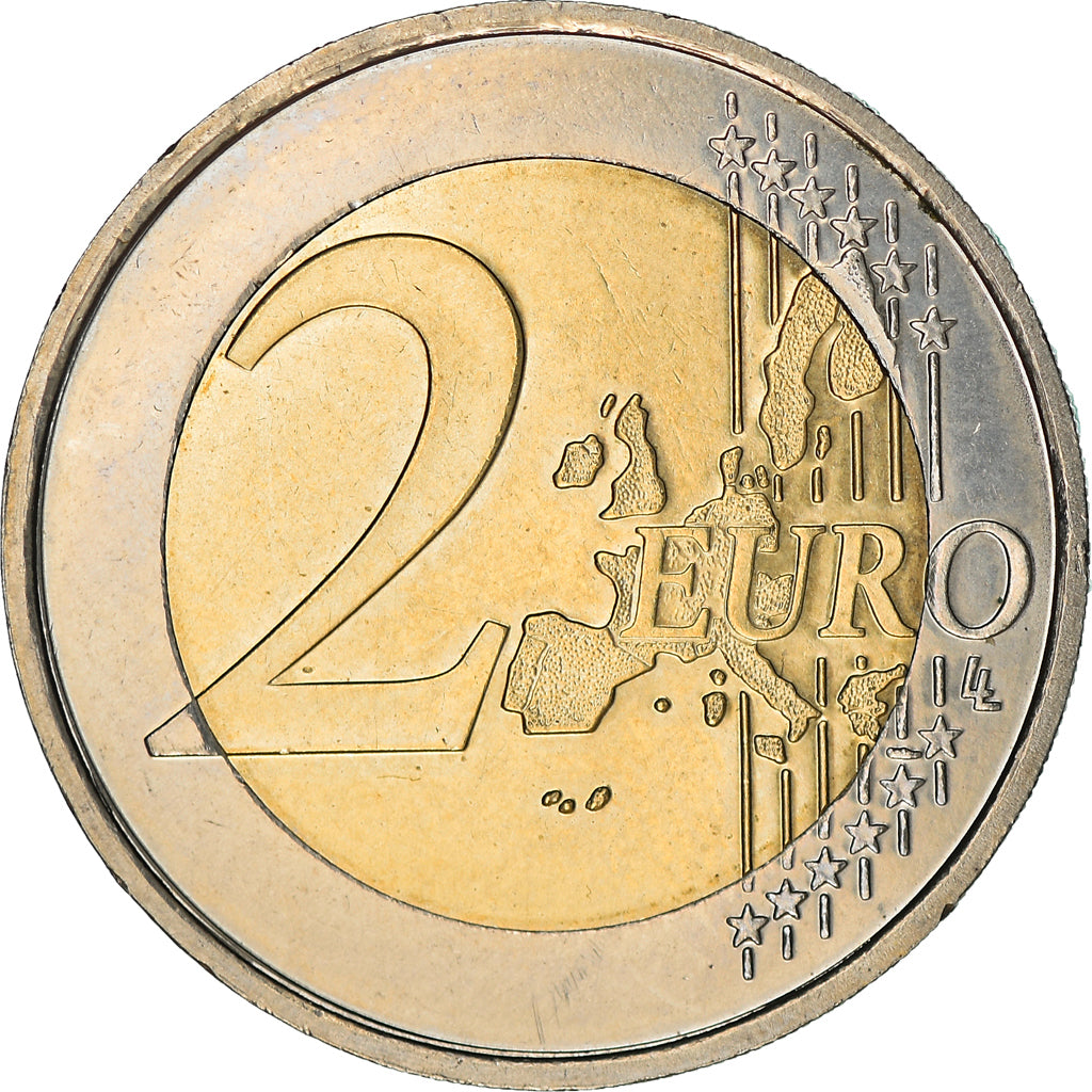 Belgium, 2 Euro, Schengen Agreement, 2005, Brussels, MS(63), Bi-Metallic, KM:240