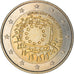 France, 2 Euro, 2015, 30 ans   Drapeau européen, MS(63), Bi-Metallic, KM:New