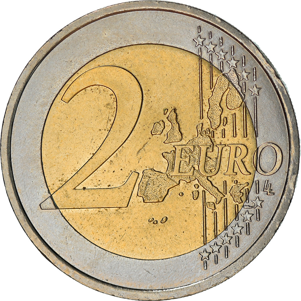 Monaco, 2 Euro, Prince Rainier III, 2001, Paris, MS(63), Bi-Metallic, KM:174