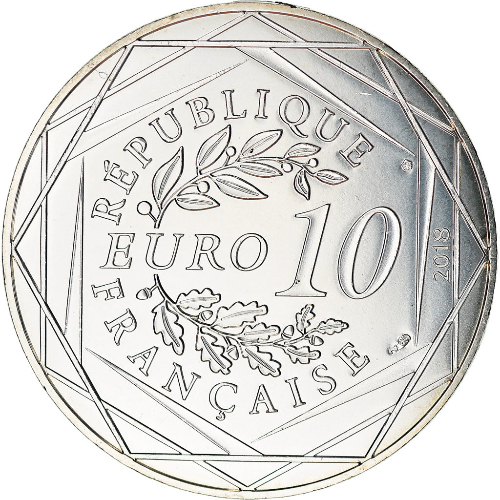 France, Monnaie de Paris, 10 Euro, Mickey (Avignon), 2018, Paris, FDC, Argent
