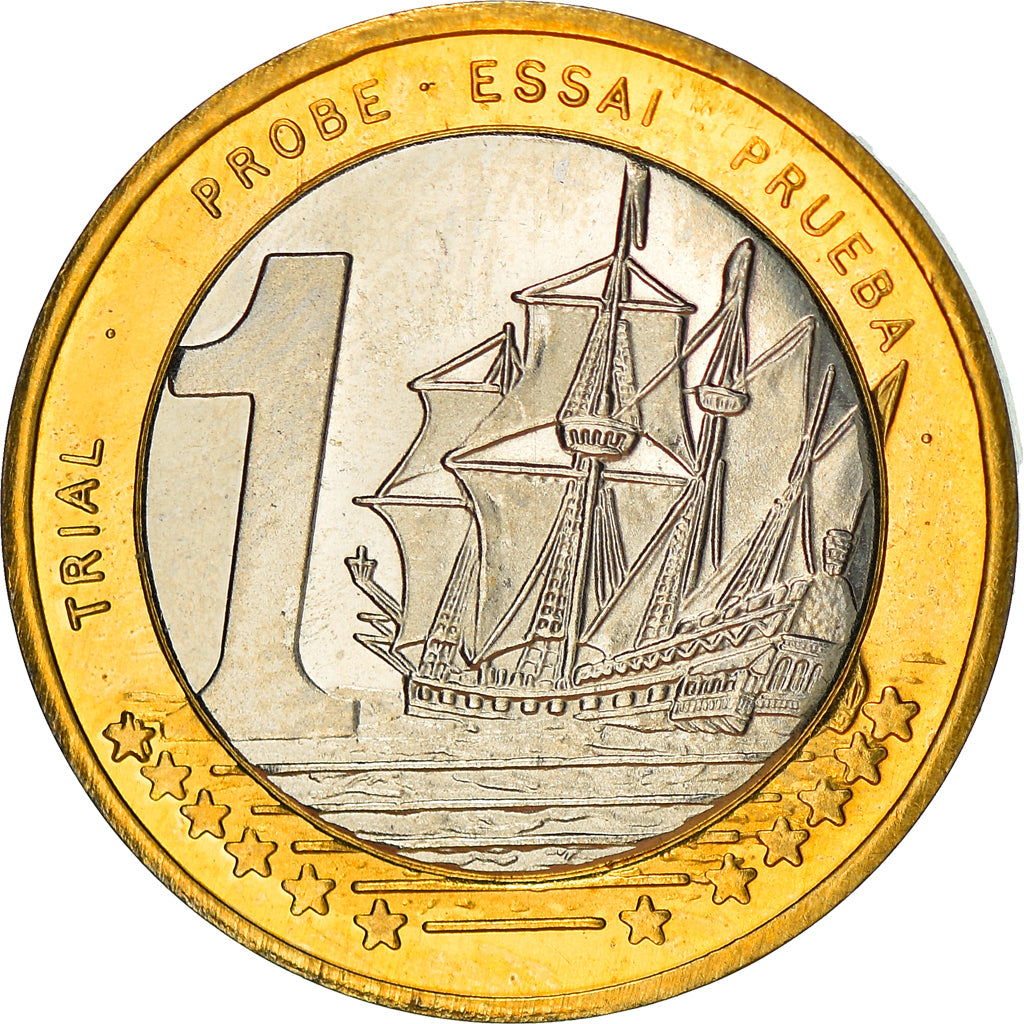 Andorra, Euro, 2003, unofficial private coin, MS(65-70), Bi-Metallic