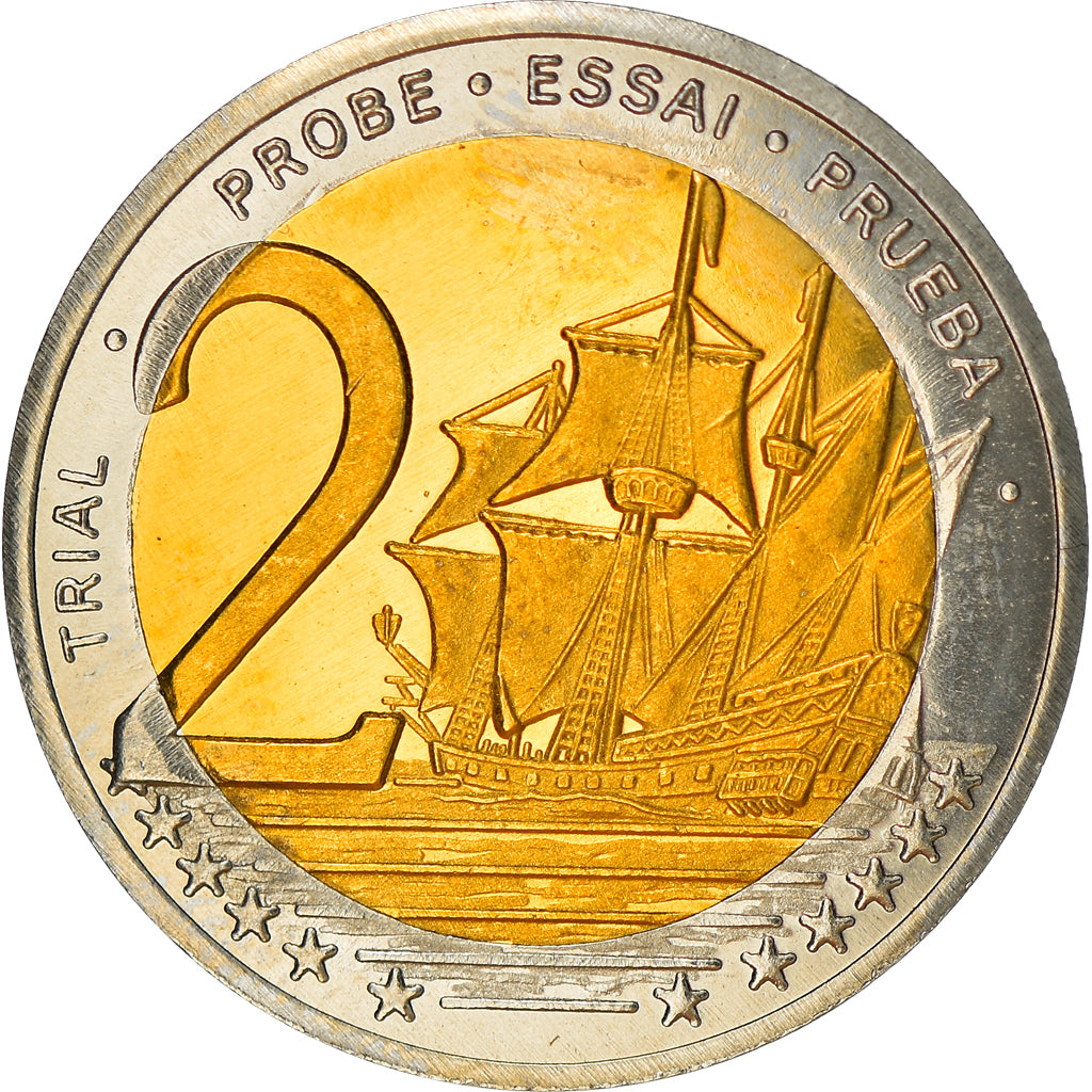 Andorra, Fantasy euro patterns, 2 Euro, 2003, STGL, Bi-Metallic