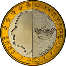 Sweden, Fantasy euro patterns, Euro, 2003, MS(65-70), Bi-Metallic, KM:Pn7