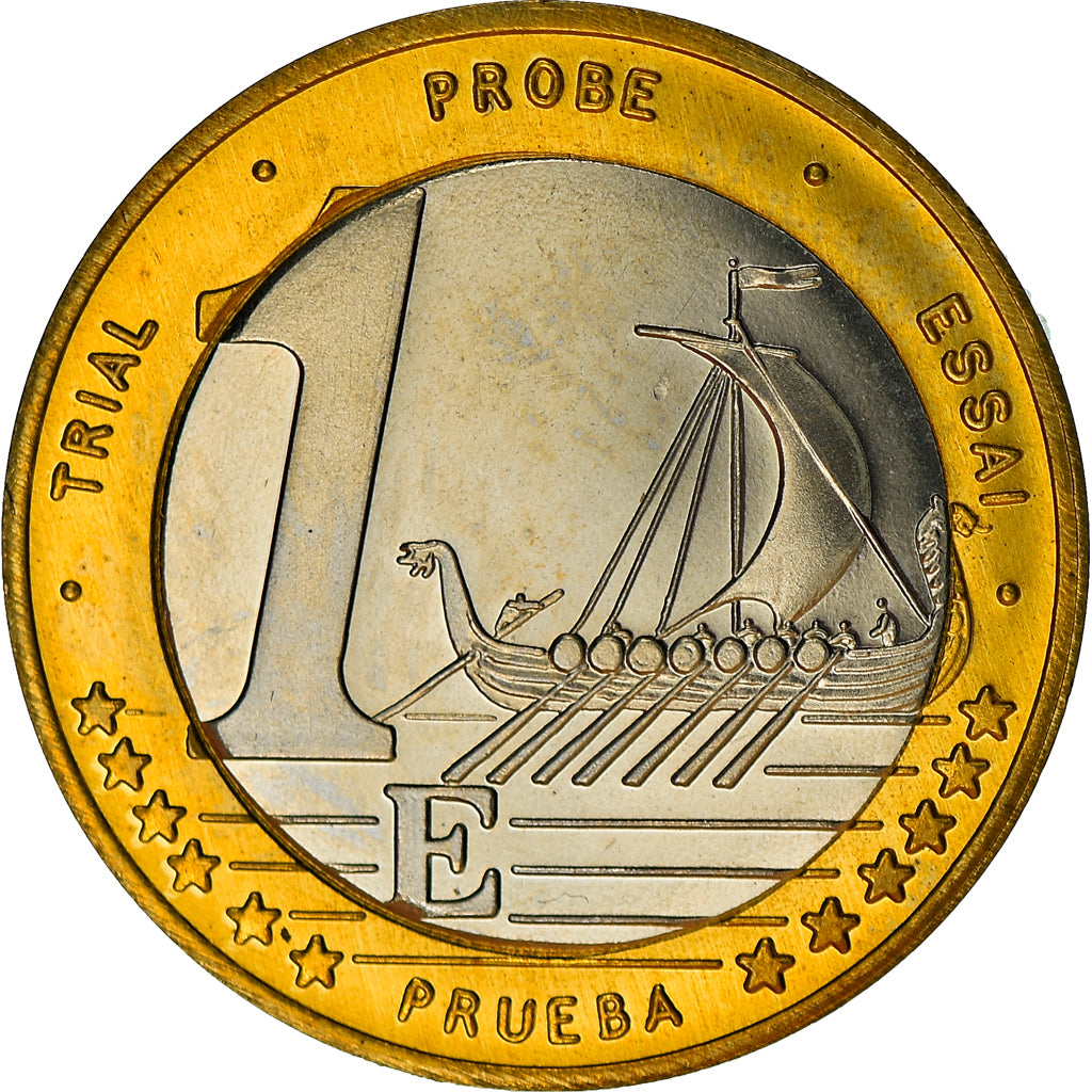 Sweden, Fantasy euro patterns, Euro, 2003, MS(65-70), Bi-Metallic, KM:Pn7