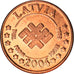 Latvia, Fantasy euro patterns, Euro Cent, 2004, Proof, MS(65-70), Copper Plated