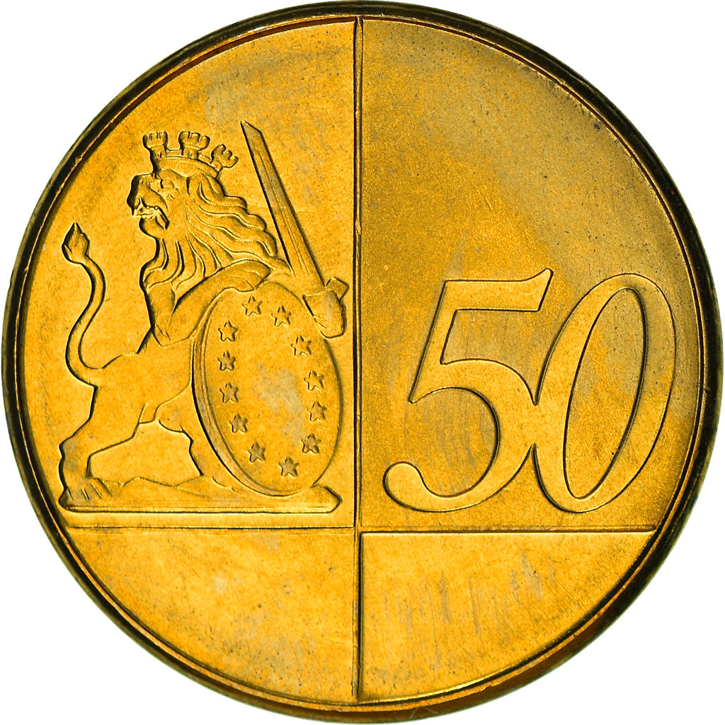 Moneta, Guernsey, 50 Euro Cent, 2004, Proof, FDC, Ottone