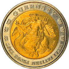 Moneta, Guernsey, 2 Euro, 2004, Proof, FDC, Bi-metallico