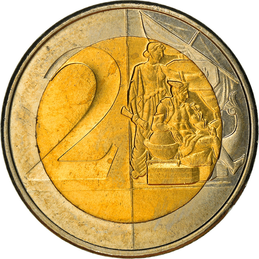 Moneta, Guernsey, 2 Euro, 2004, Proof, FDC, Bi-metallico