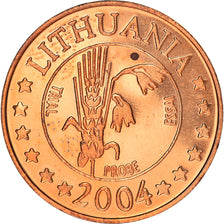 Lithuania, Fantasy euro patterns, 5 Euro Cent, 2004, Proof, STGL, Copper Plated