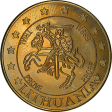 Lithuania, Fantasy euro patterns, 50 Euro Cent, 2004, Proof, MS(65-70), Brass