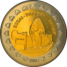 Iceland, Fantasy euro patterns, 2 Euro, 2004, Proof, MS(65-70), Bi-Metallic
