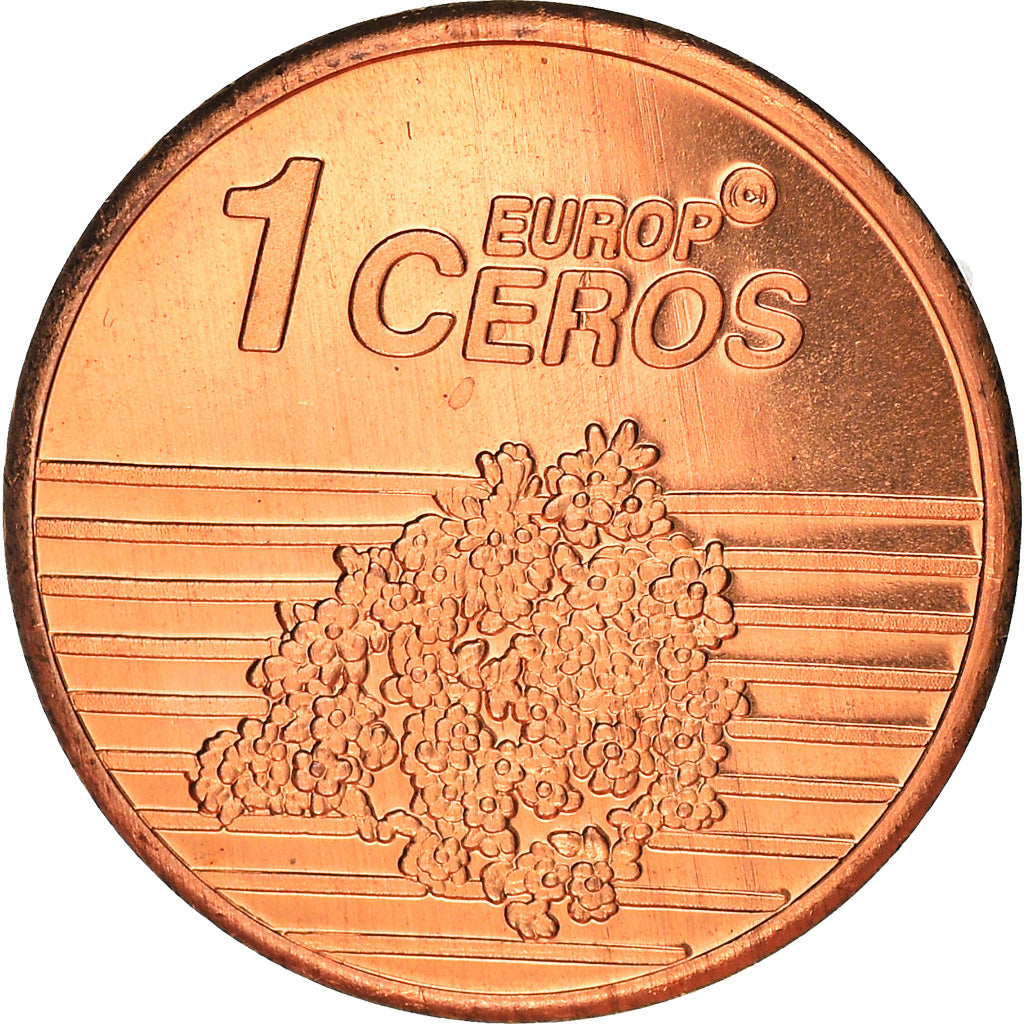 Svizzera, Fantasy euro patterns, Euro Cent, 2003, Proof, FDC, Ottone