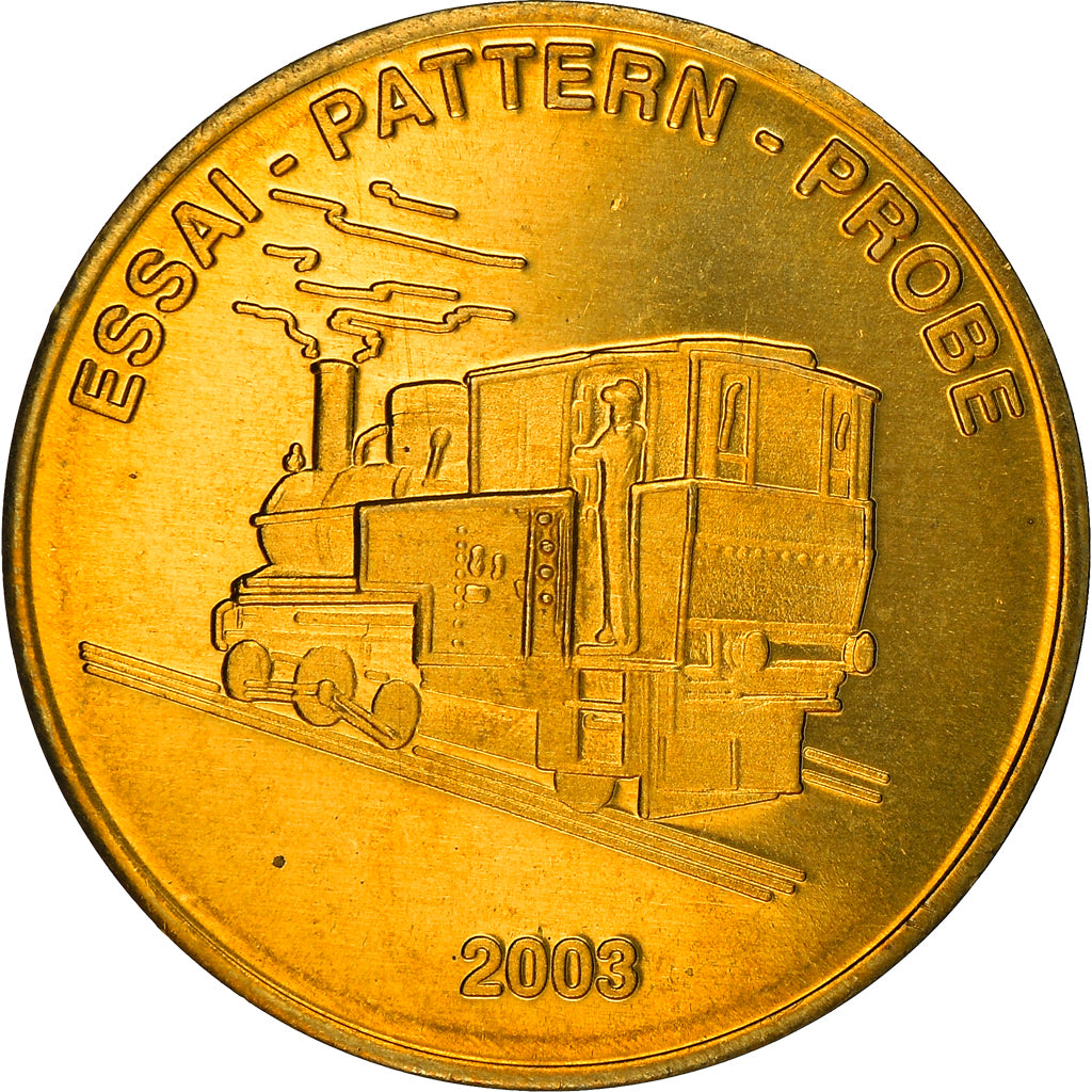 Switzerland, Fantasy euro patterns, 20 Euro Cent, 2003, Proof, MS(65-70), Brass