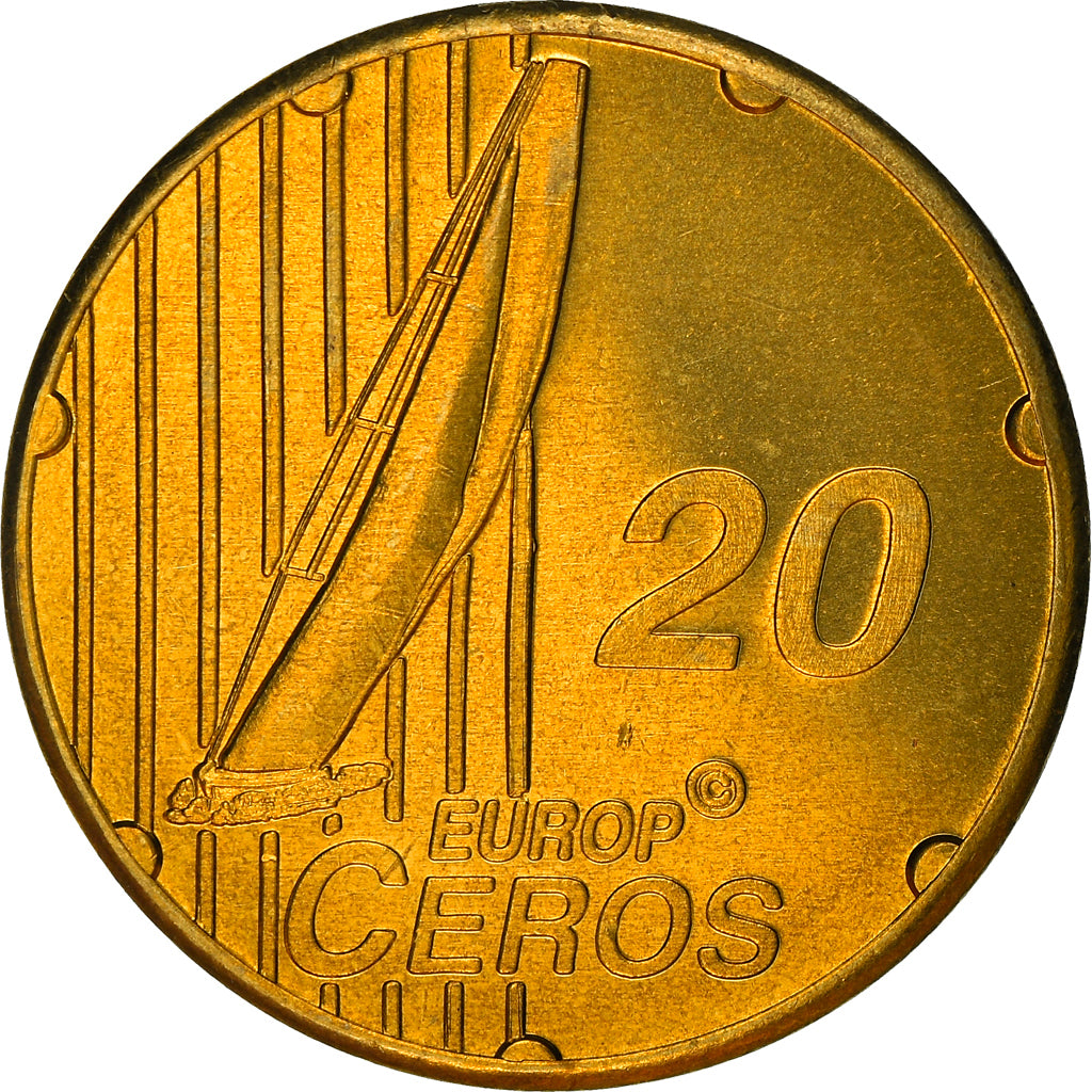 Switzerland, Fantasy euro patterns, 20 Euro Cent, 2003, Proof, MS(65-70), Brass