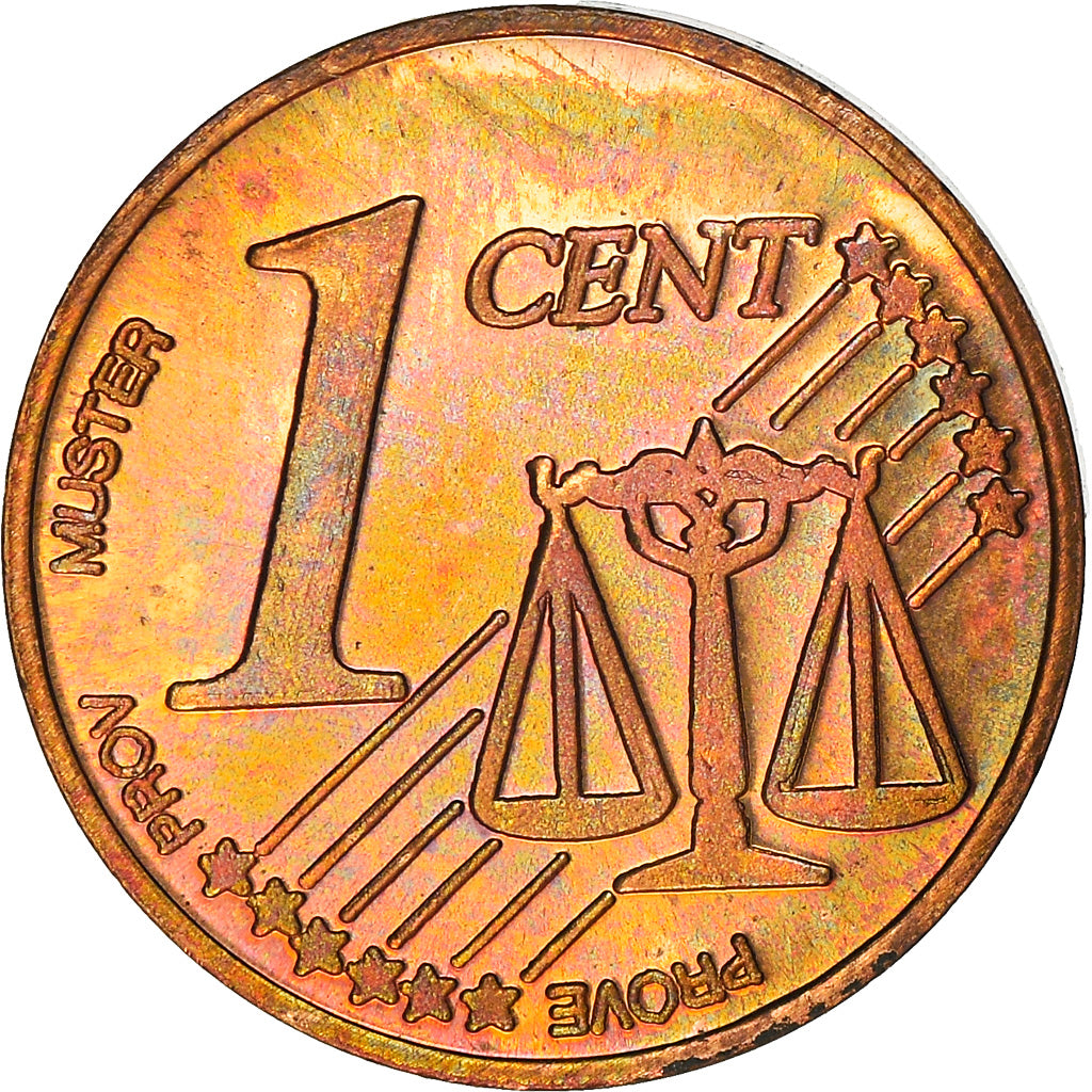 Estonia, Fantasy euro patterns, Euro Cent, 2004, Proof, MS(65-70), Copper Plated