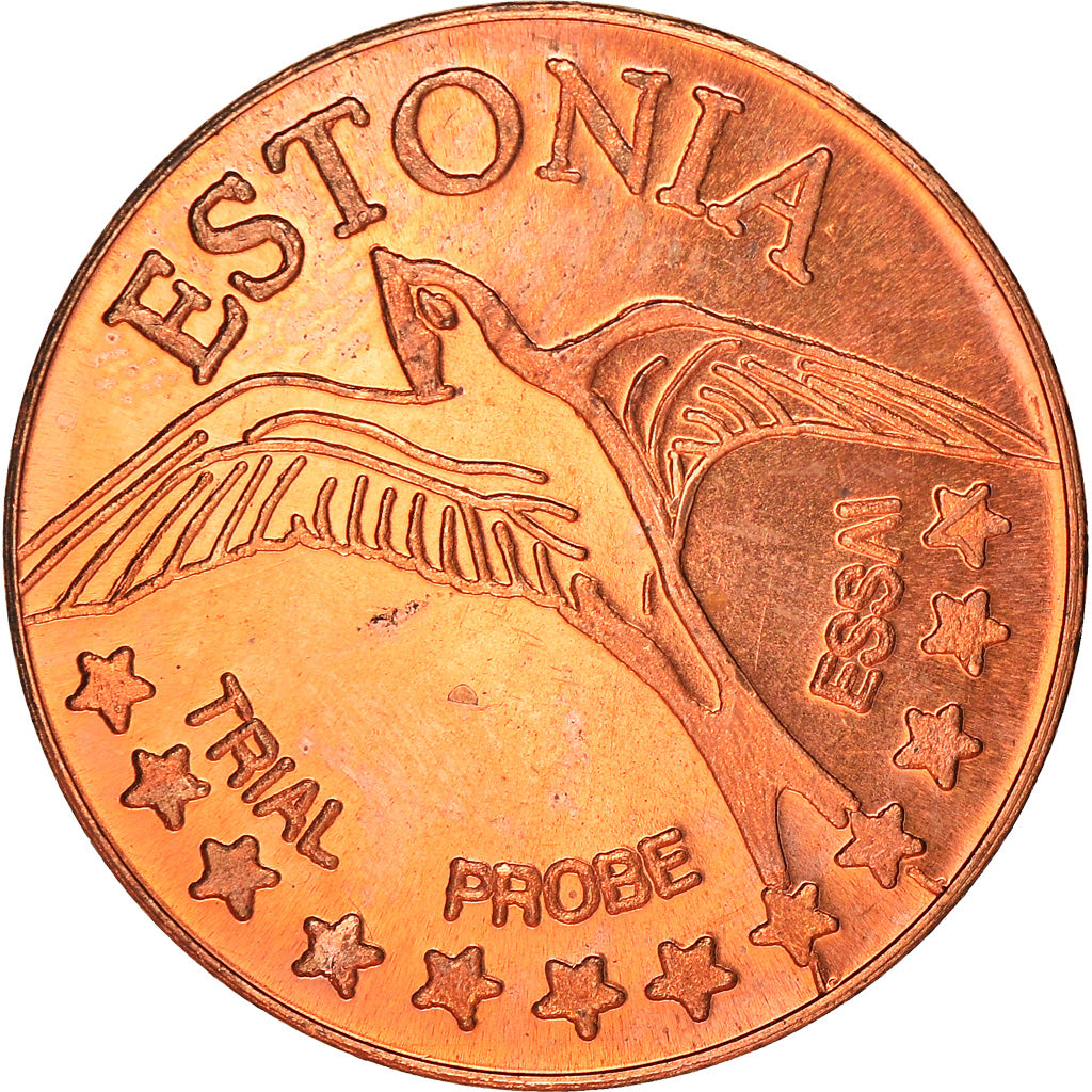 Estonia, Fantasy euro patterns, 5 Euro Cent, 2004, Proof, MS(65-70), Copper