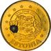 Estonia, Fantasy euro patterns, 10 Euro Cent, 2004, Proof, MS(65-70), Brass