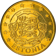 Estonia, Fantasy euro patterns, 20 Euro Cent, 2004, Proof, MS(65-70), Brass