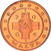 Moeda, Malta, Fantasy euro patterns, 1 Cent, 2004, Proof, MS(65-70), Cobre