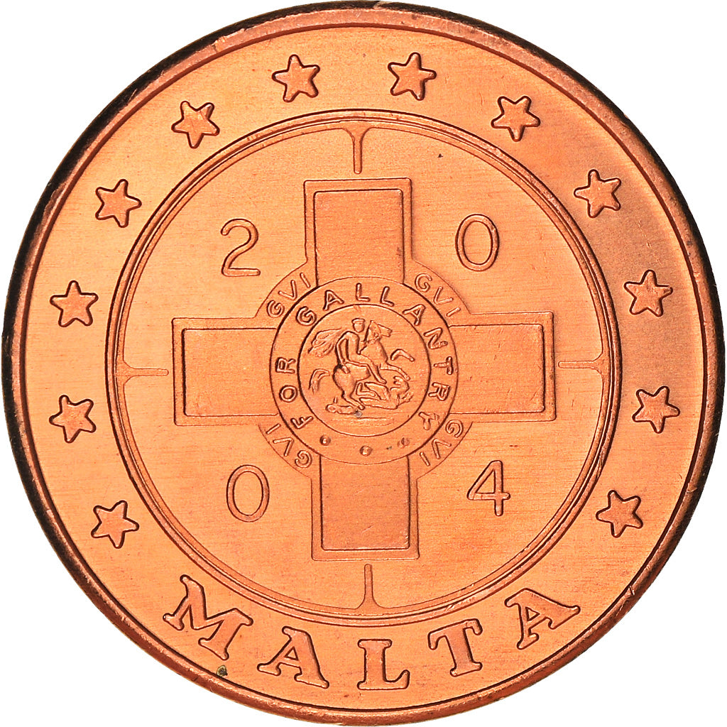 Coin, Malta, Fantasy euro patterns, 5 Cents, 2004, Proof, MS(65-70), Copper