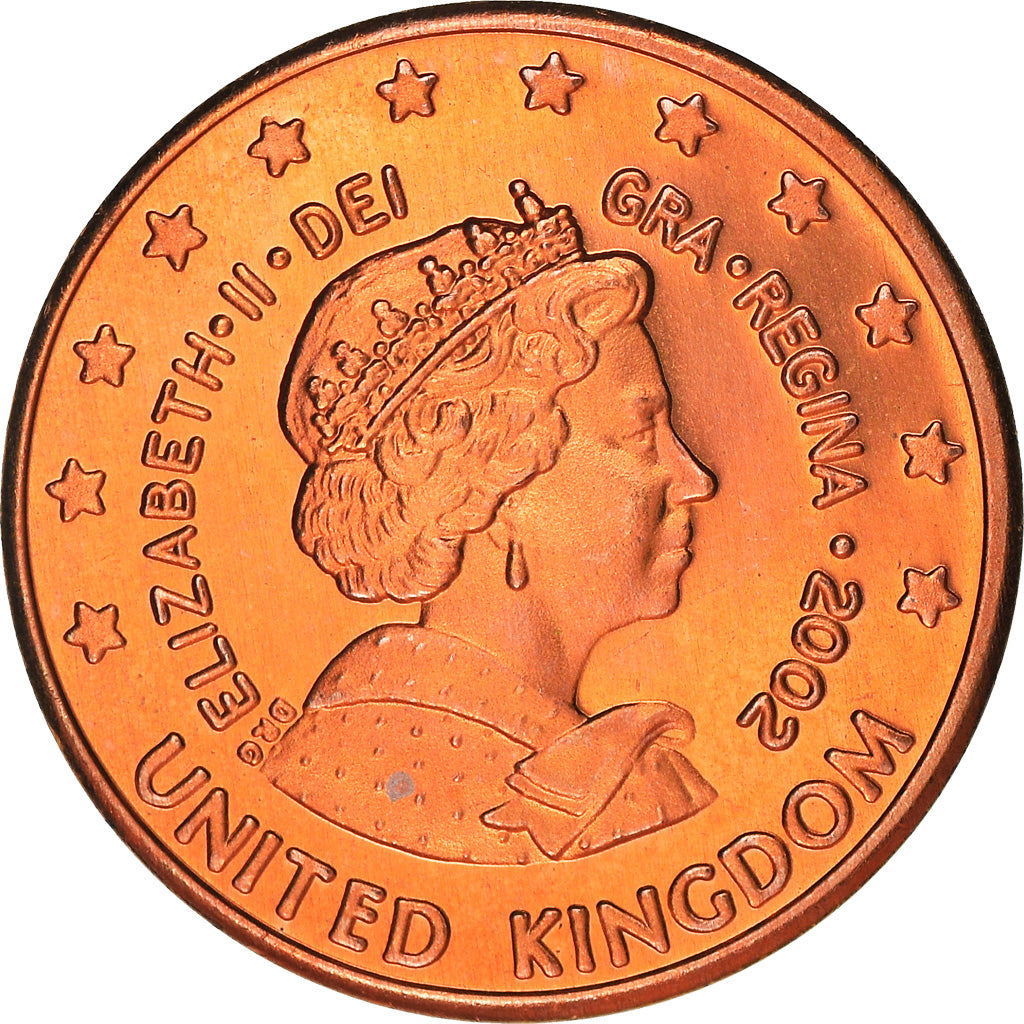 United Kingdom Fantasy euro patterns 5 Euro Cent 2002 Proof MS(65-70 ...