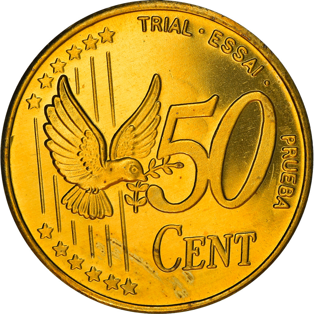 United Kingdom, Fantasy euro patterns, 50 Euro Cent, 2002, Proof, MS(65-70)