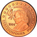 Polonia, Fantasy euro patterns, 5 Euro Cent, Frédéric Chopin, 2004, Proof