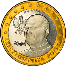 Poland, Fantasy euro patterns, Euro, Jean-Paul II, 2004, Proof, MS(65-70)