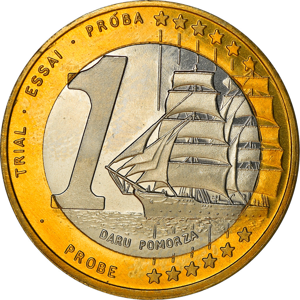 Poland, Fantasy euro patterns, Euro, Jean-Paul II, 2004, Proof, MS(65-70)