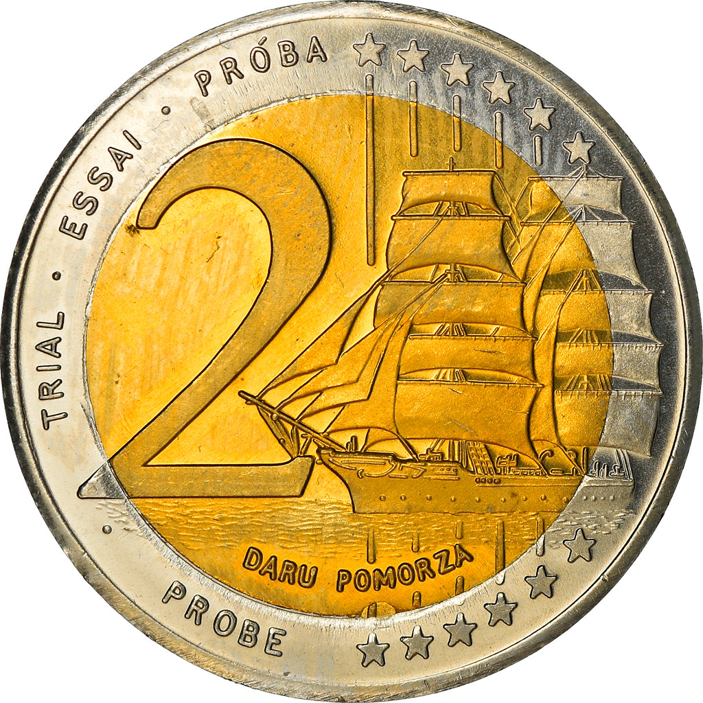 Poland, Fantasy euro patterns, 2 Euro, Jean-Paul II, 2004, Proof, MS(65-70)