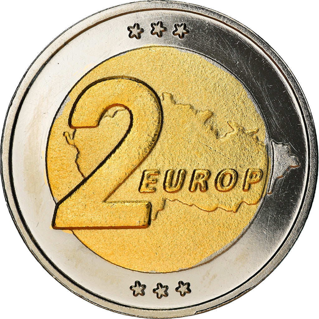 Czech Republic, Fantasy euro patterns, 2 Euro, 2004, Proof, MS(65-70)