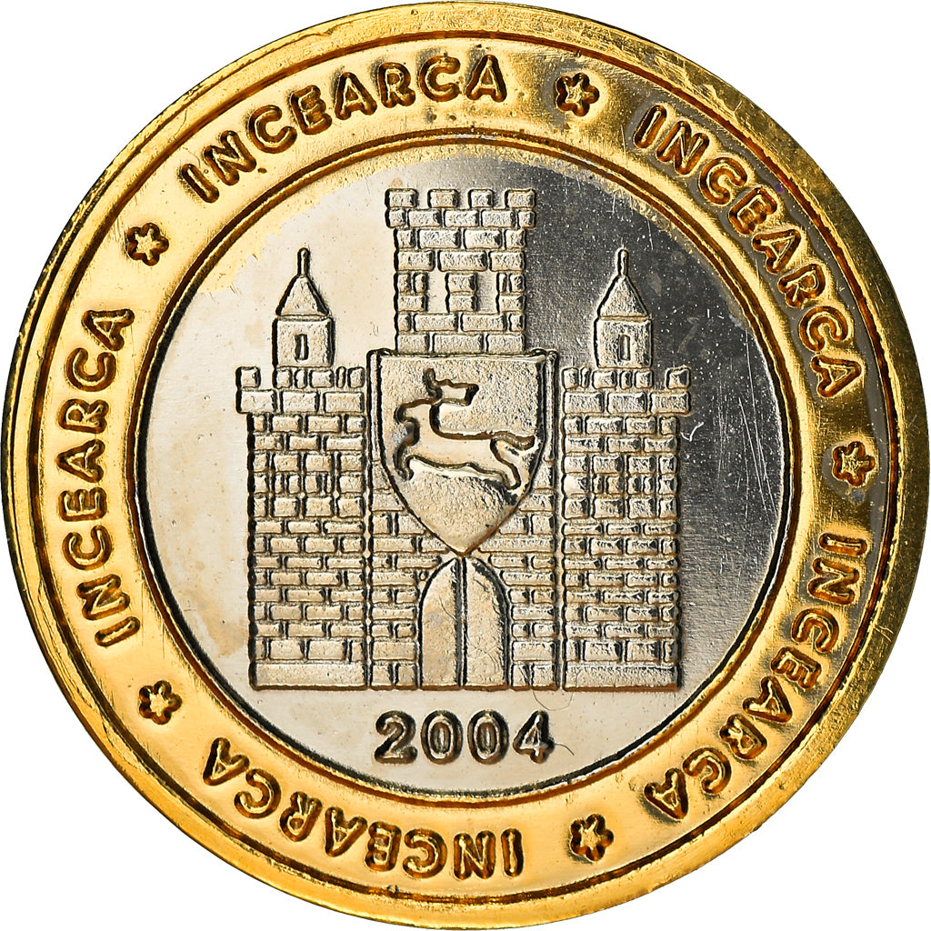 Romania, Fantasy euro patterns, 1 Euro, 2004, Proof, MS(65-70), Bi-Metallic