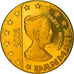 Denmark, Fantasy euro patterns, 20 Euro Cent, 2002, Proof, MS(65-70), Brass