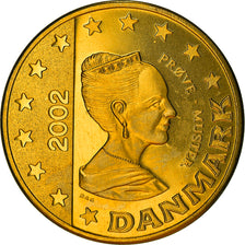 Danimarca, Fantasy euro patterns, 50 Euro Cent, 2002, Proof, FDC, Ottone
