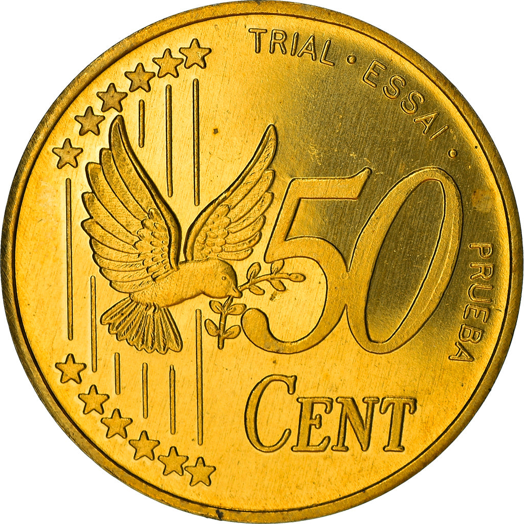Danimarca, Fantasy euro patterns, 50 Euro Cent, 2002, Proof, FDC, Ottone