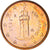 San Marino, Euro Cent, 2006, Rome, MS(60-62), Copper Plated Steel, KM:440