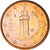 San Marino, Euro Cent, 2006, Rome, MS(60-62), Copper Plated Steel, KM:440