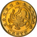 Crete, Fantasy euro patterns, 10 Euro Cent, 2004, Proof, MS(65-70), Brass