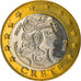 Crete, Fantasy euro patterns, 2 Euro, 2004, Proof, MS(65-70), Bi-Metallic